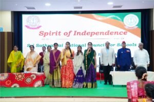 80th Independence Day Celebrations Held with Patriotism and Cultural Fervour at Sri Sathya Sai Vidya Vihar High School